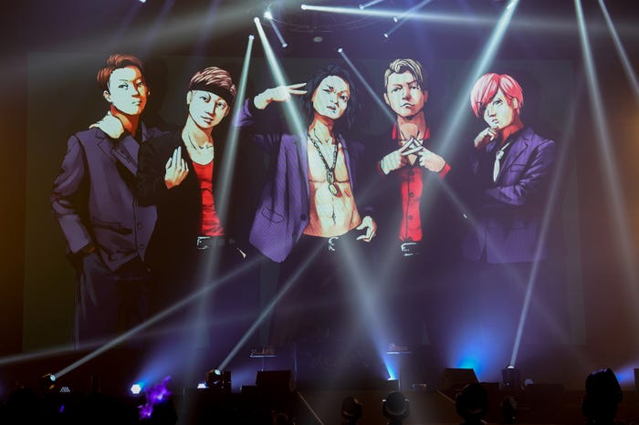 ライブオープニング曲は「レペゼン」で開幕(提供写真)