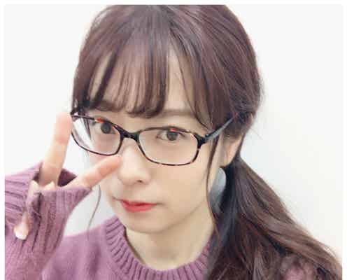 乃木坂46斉藤優里、レアなメガネ姿が話題 お茶目な変顔も