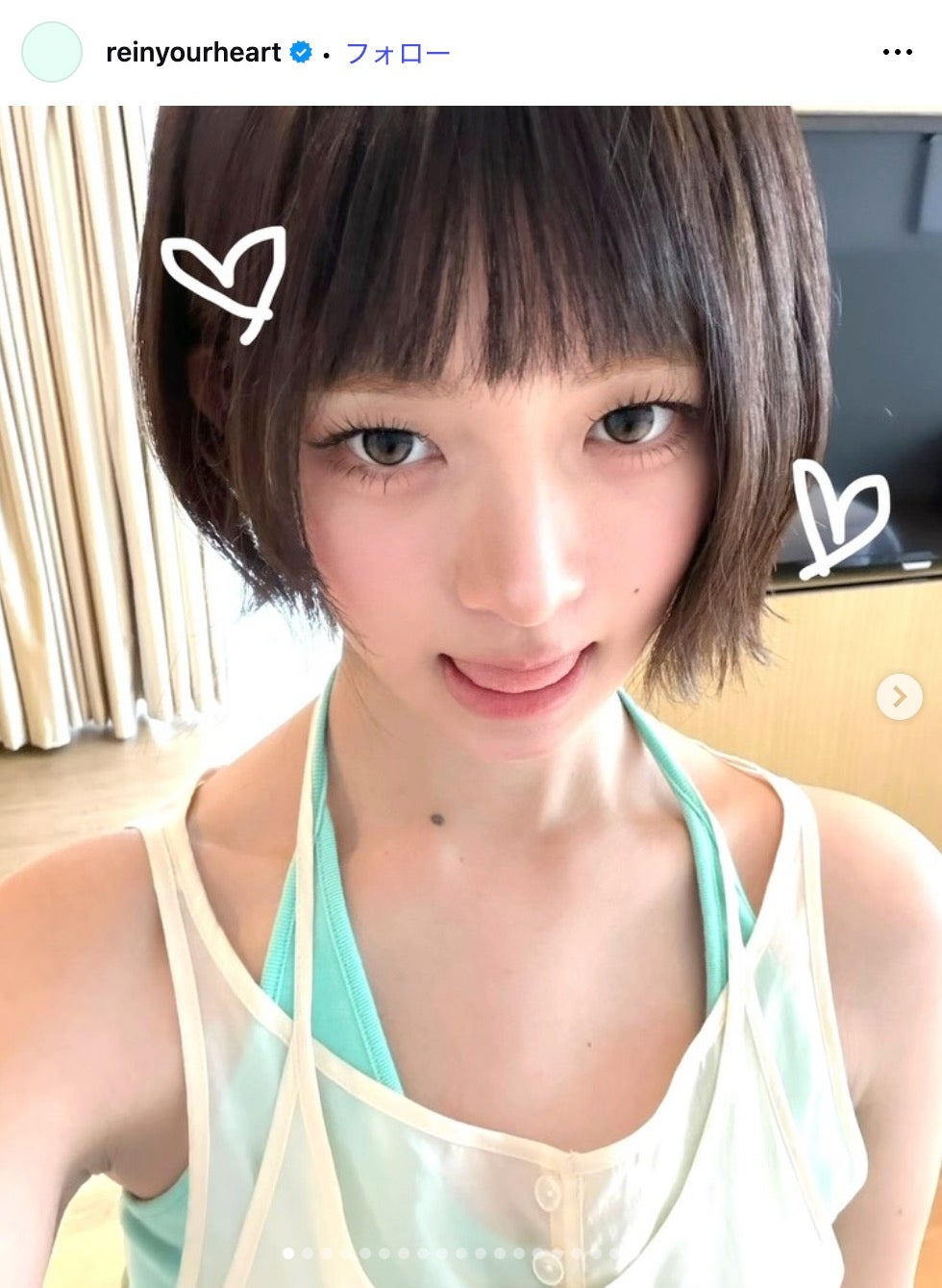 レイInstagramより