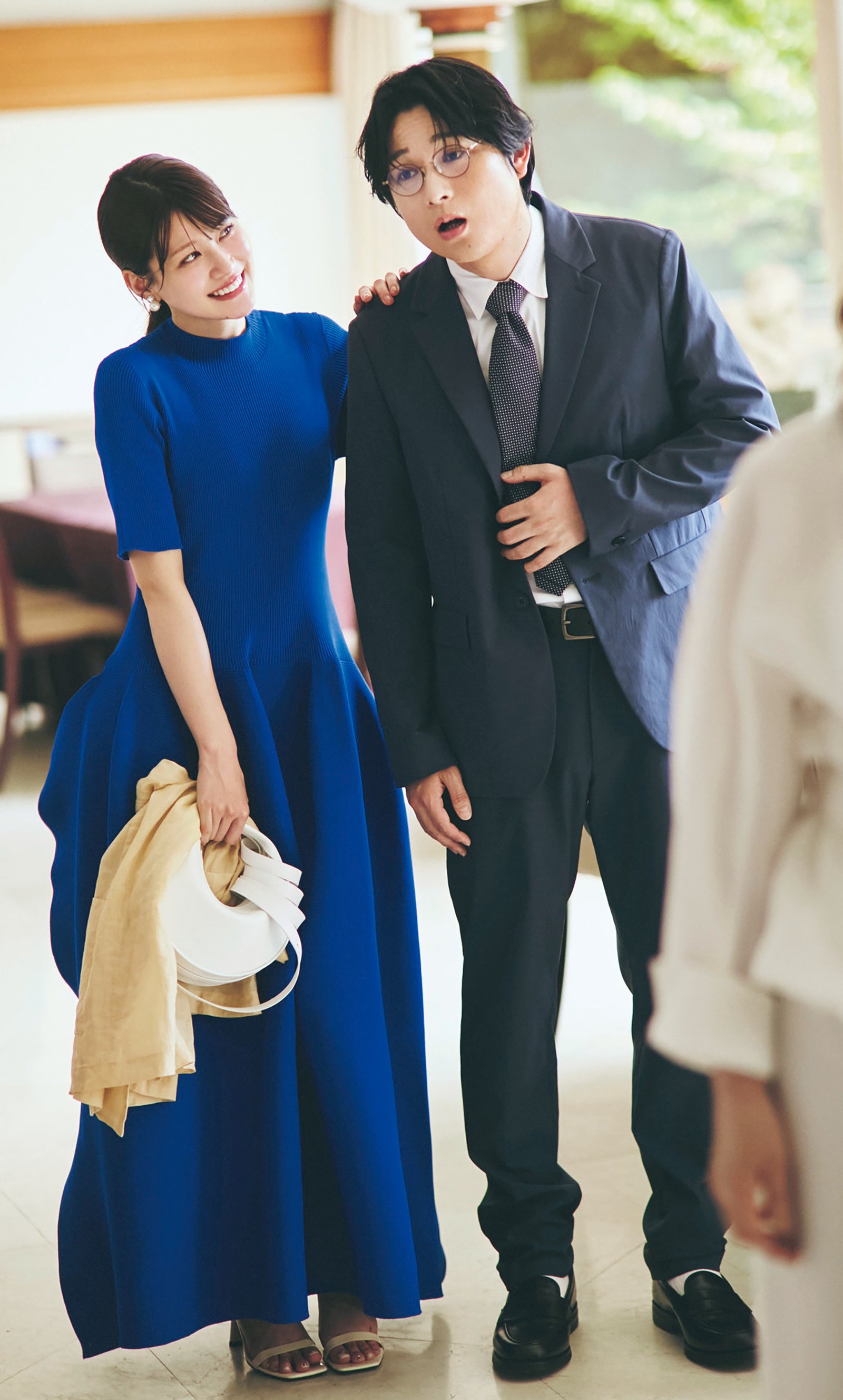 生見愛瑠、水川かたまり（画像提供：小学館）