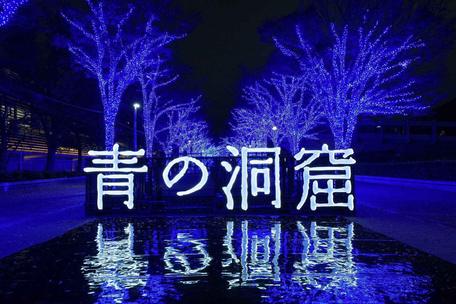 渋谷で幻想的な“青の世界”に浸る「青の洞窟 SHIBUYA」巨大雪だるまの新