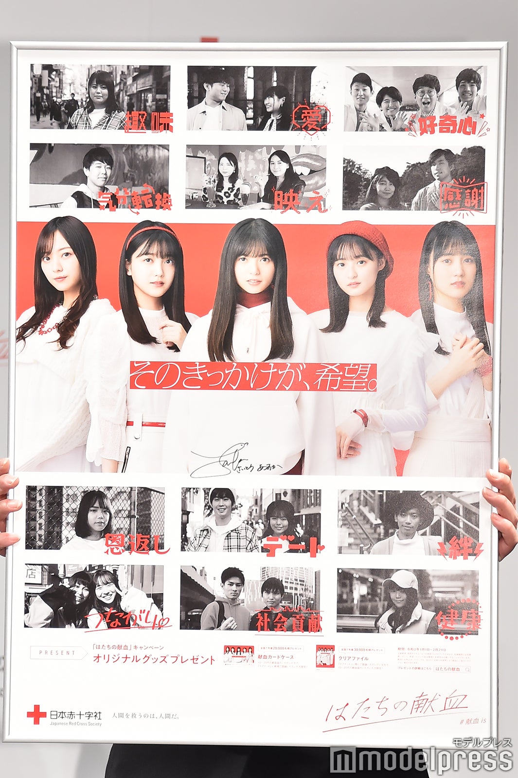 乃木坂46サイン入りポスター （C）モデルプレス