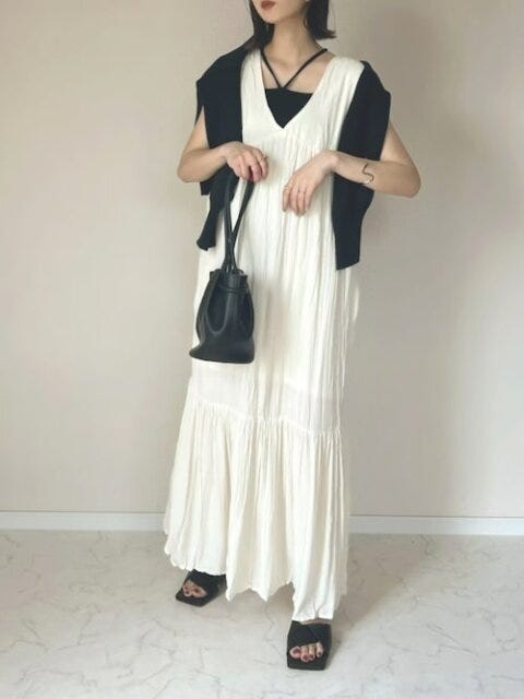 ノースリーブコーデ