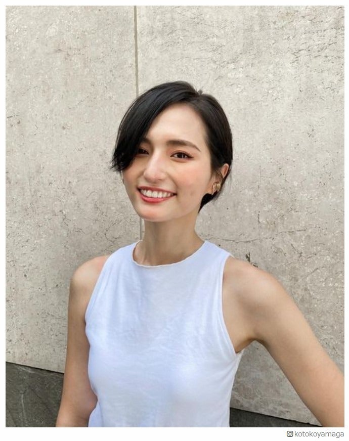 山賀琴子、髪20cmバッサリカットでイメチェン「人生で一番短い」