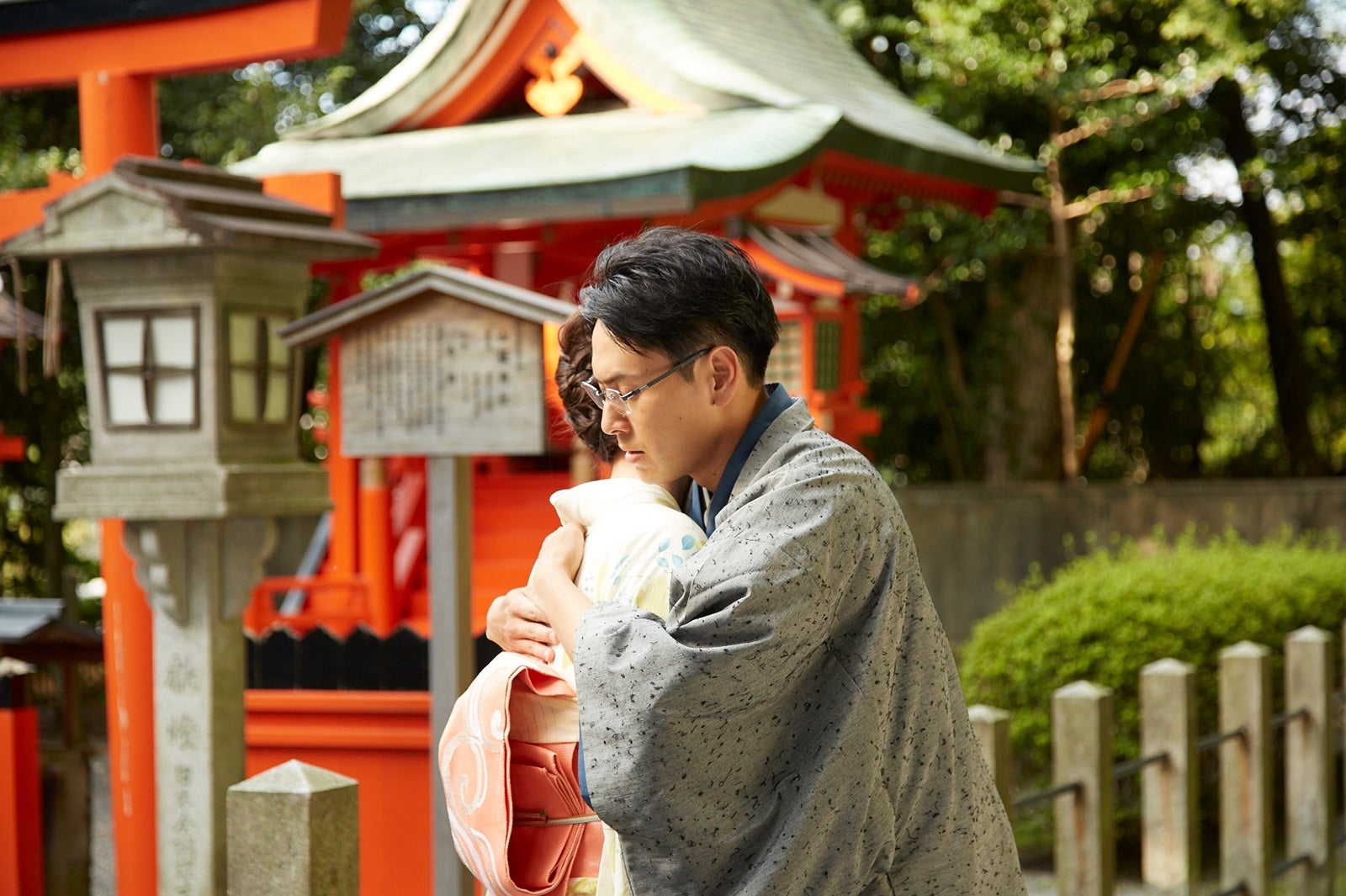 佐々木希、山下健二郎／「福家堂本舗 －KYOTO LOVE STORY－」より