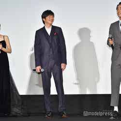 （左から）北川景子、田中圭、成田凌（C）モデルプレス