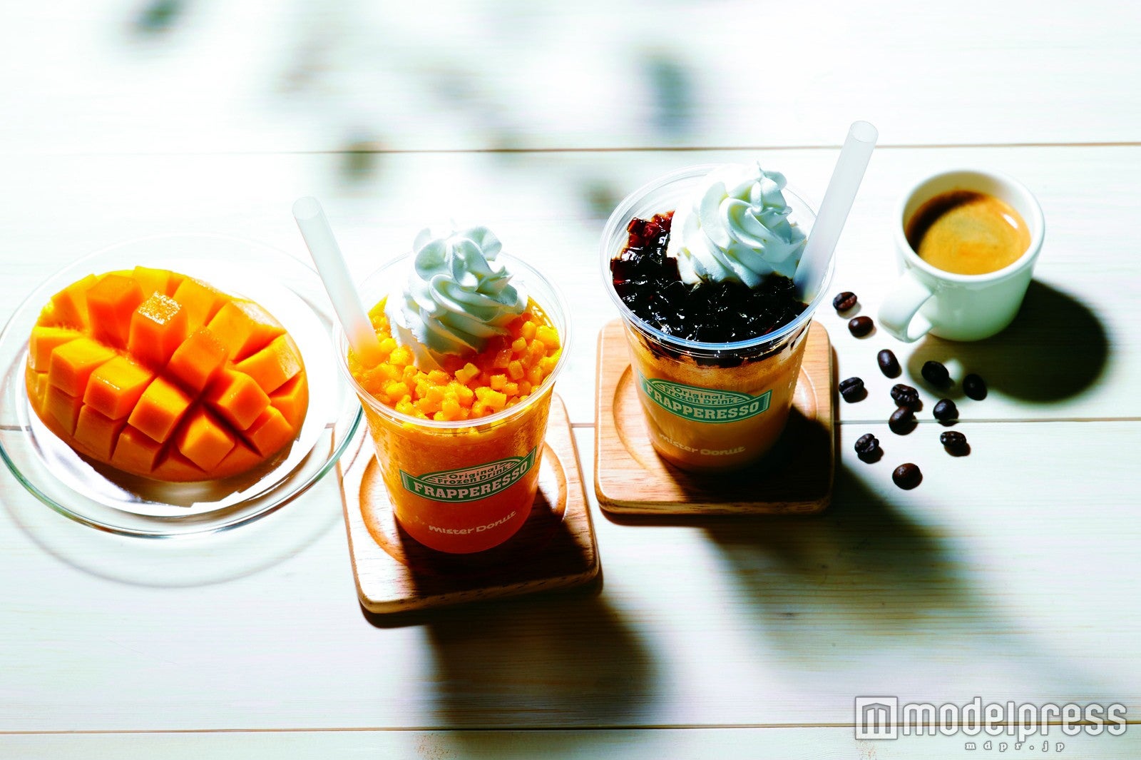 ダブルマンゴー フラペレッソ／ミスタードーナツ