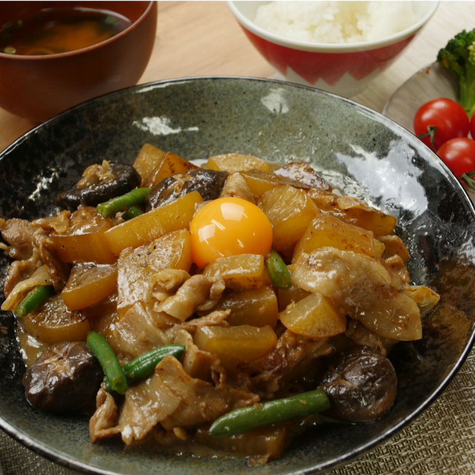 簡単うますぎリピ確定!話題の「ガリバタ豚バラ大根」