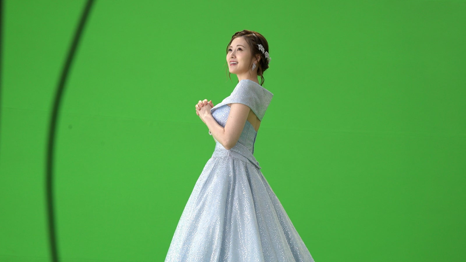 白石麻衣／新CM「白石しらないし」篇メイキング映像より（提供写真）