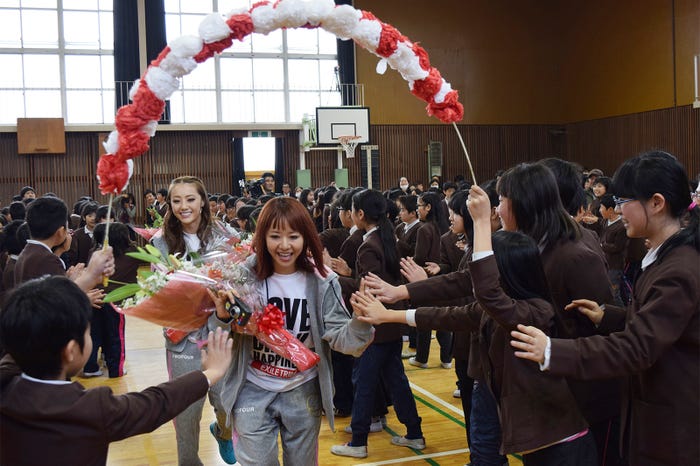 退場時の様子(写真提供:所属事務所)