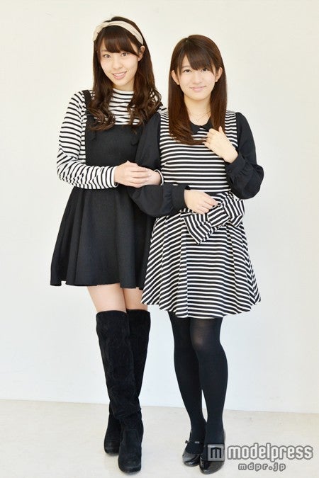 藤江れいな（左）、竹内美宥（右）