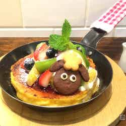 「j.s.pancake cafe」/「ひつじのショーンのフレンチパンケーキ」単品 1,000 円・ドリンク付1,200 円/画像提供:吉祥寺 PARCO【モデルプレス】