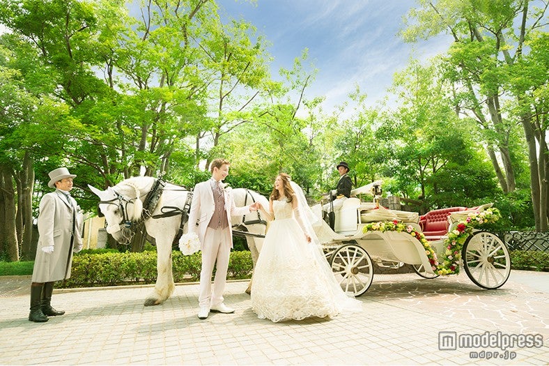 白馬による結婚式の演出