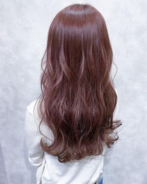 画像7 11 暗め ピンクの髪色が大人可愛い ブラウン系 アッシュ系までおすすめをご紹介 モデルプレス