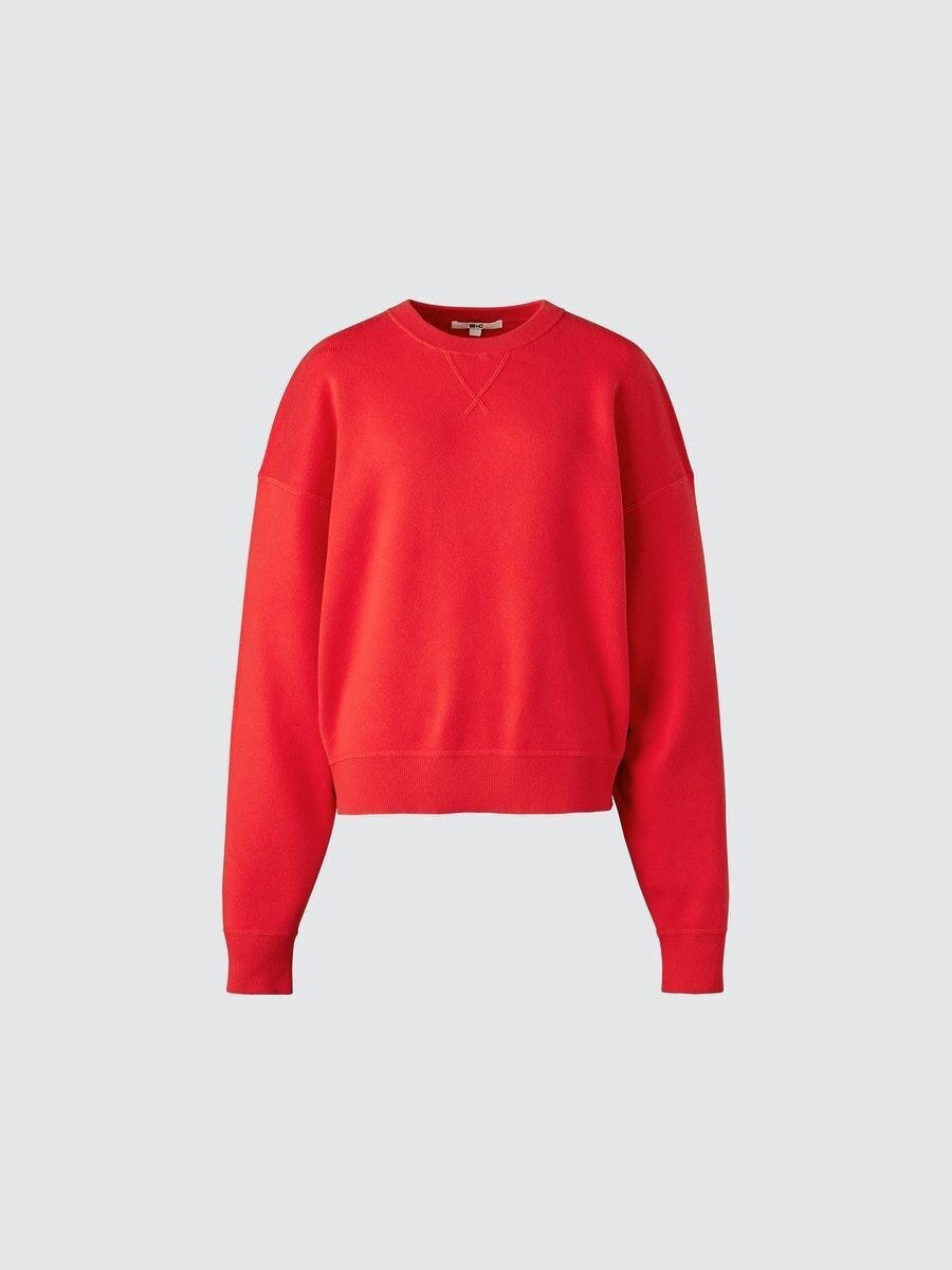 ユニクロ スムースコットンクルーネックセーター ユニクロのスムースコットンクルーネックセーター