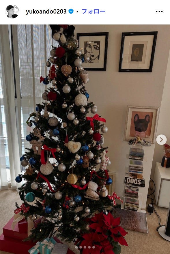安藤優子Instagramより