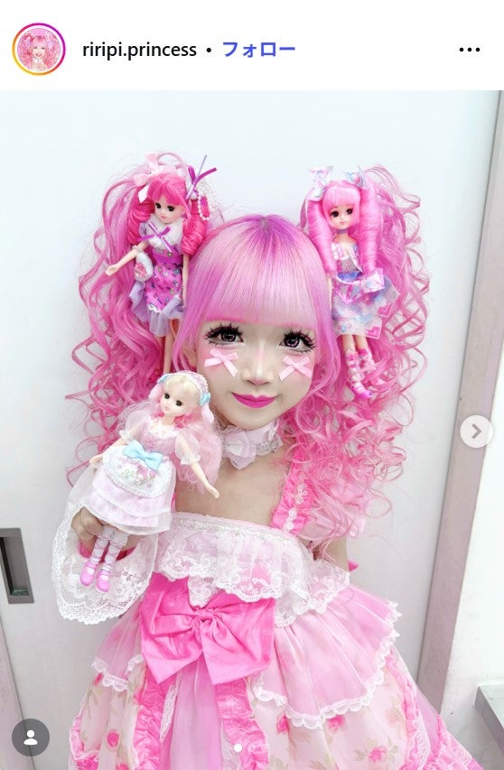 りりぴInstagramより