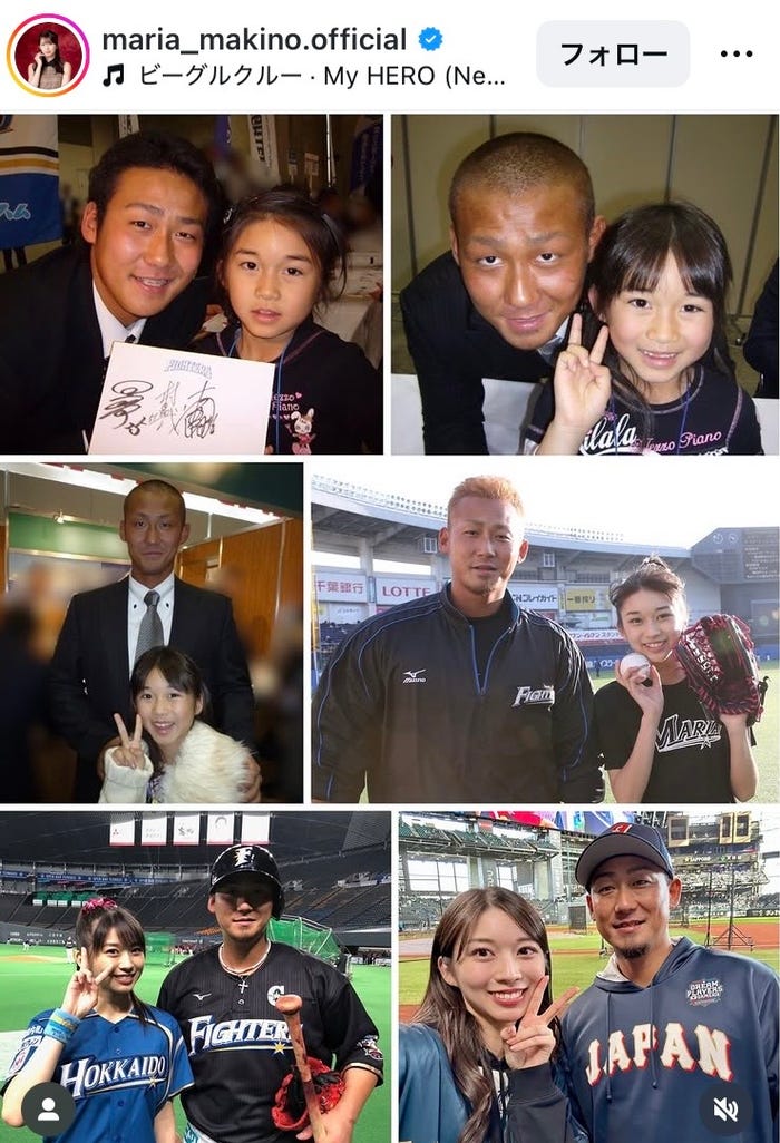 牧野真莉愛Instagramより