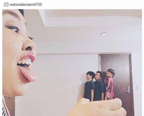 “インスタ4冠”渡辺直美、渾身の1枚を公開「今すぐ逃げて」「進撃の巨人」