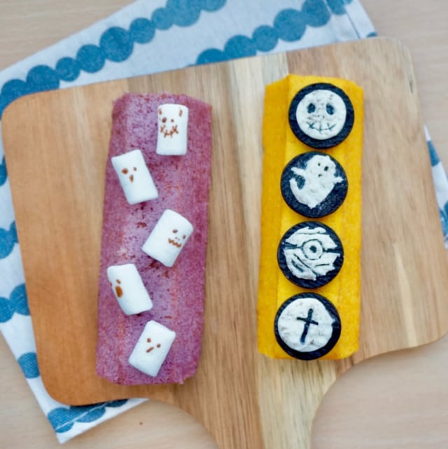 無印良品のおやつを使ってハロウィンスイーツを手作り