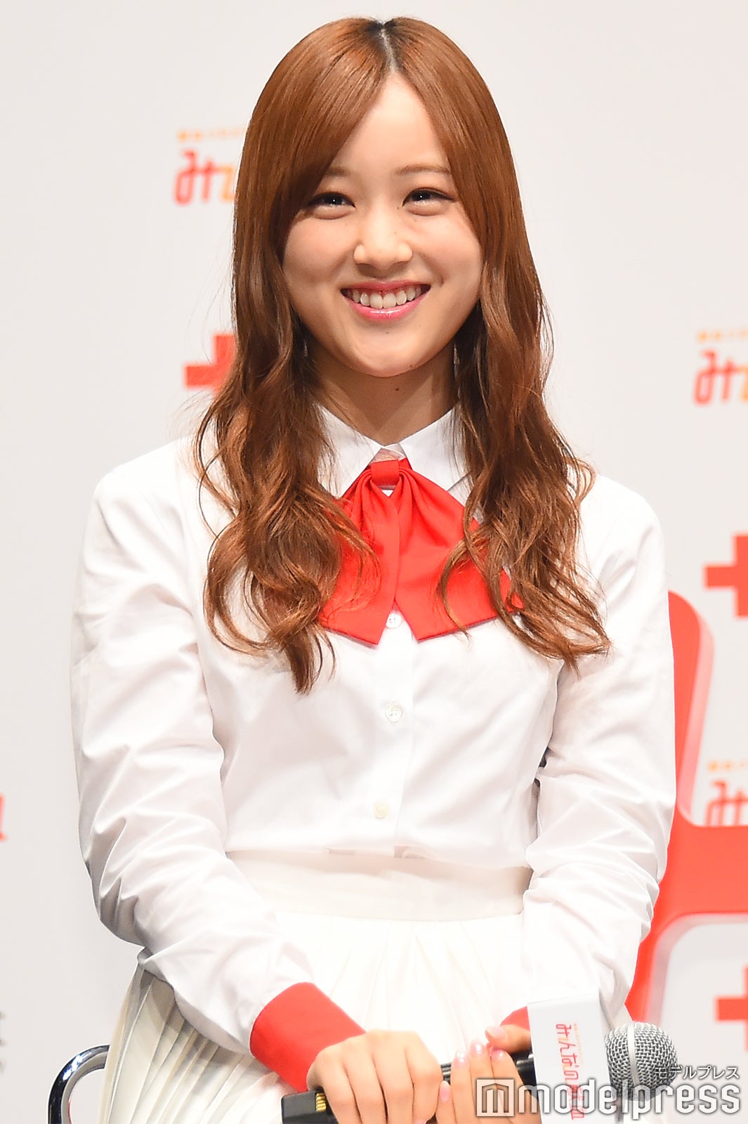 早口言葉を無事に言えてご満悦の星野みなみ （C）モデルプレス