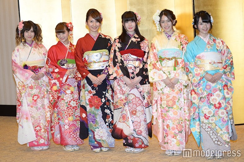 SKE48メンバー／（左から）小石公美子、都築里佳、内山命、谷真理佳、山下ゆかり、高畑結希（C）モデルプレス