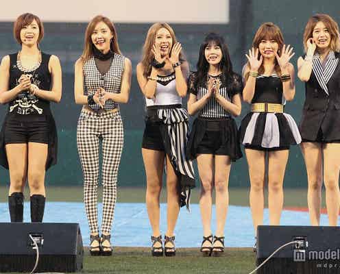 T-ARA、美脚衣装で大興奮 日本で自身初の試み