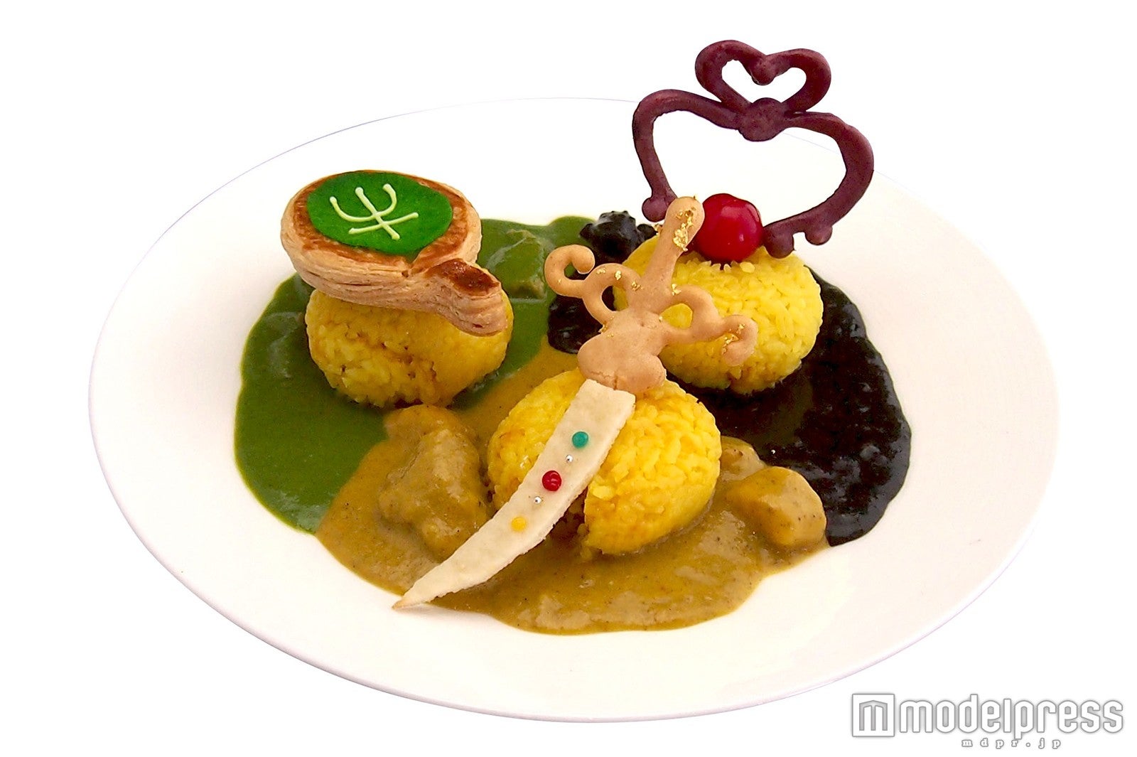 「3種のタリスマンカリー」1，450円／画像提供：森アーツセンター