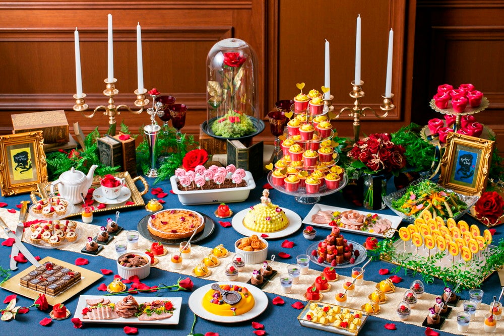 「美女と野獣のデザートブッフェ」千葉で開催 バラや舞踏会モチーフのスイーツ＆軽食15種以上