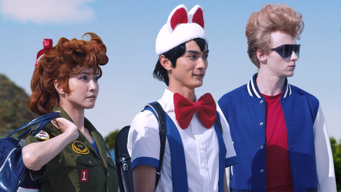 内田有紀&高良健吾も登場/GU新TVCM「アラレがスカート!?」篇より