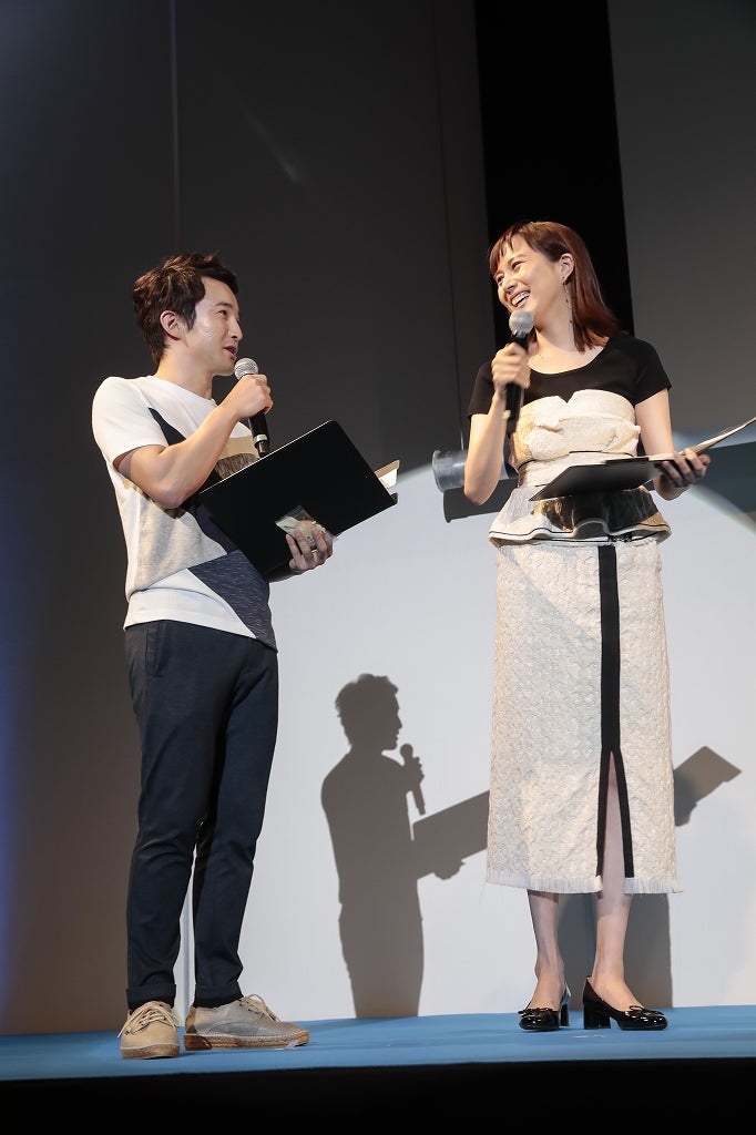 浅利陽介、比嘉愛未がMCに挑戦（C）2018「劇場版コード・ブルー –ドクターヘリ緊急救命-」製作委員会