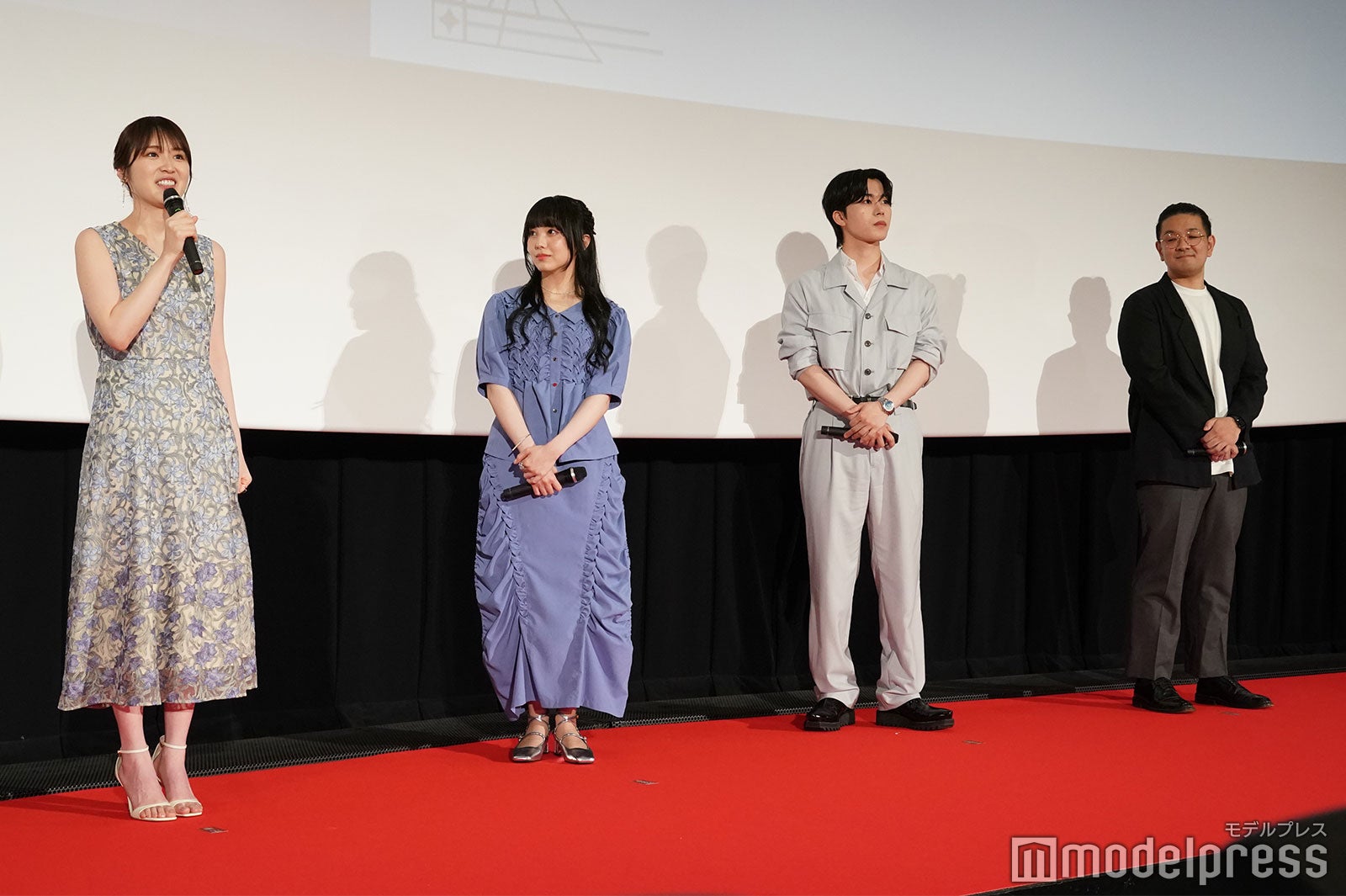 左から／高山一実、結川あさき、木全翔也、篠原正寛監督（C）モデルプレス