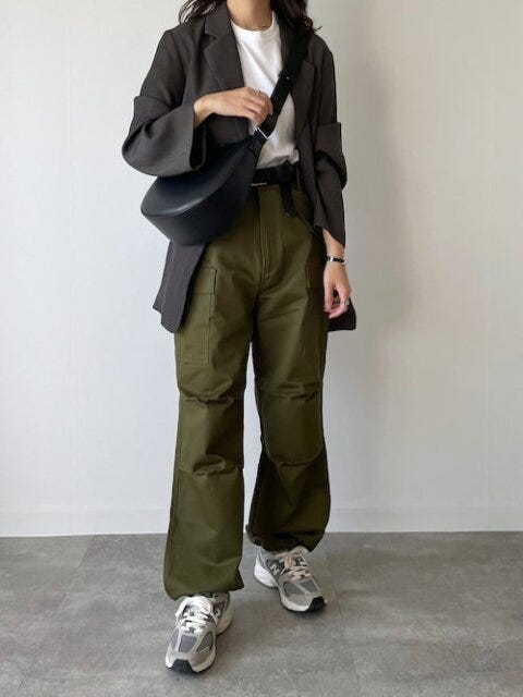 ジャケット　コーデ　秋