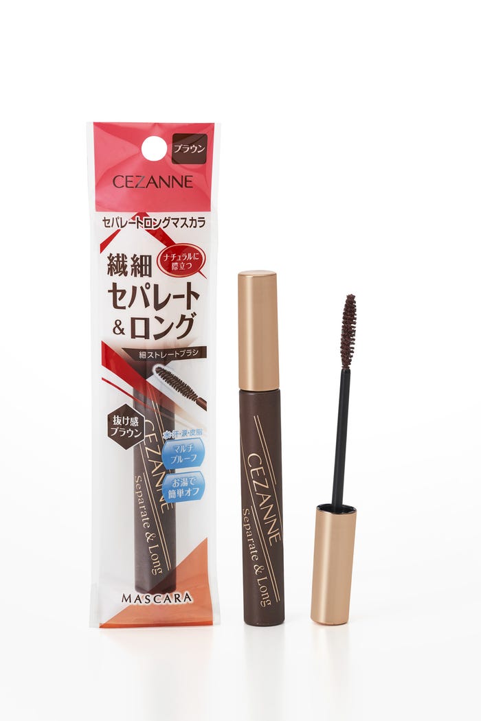 2021年3月12日から発売する「セパレートロングマスカラ ブラウン」(画像提供:株式会社セザンヌ化粧品)