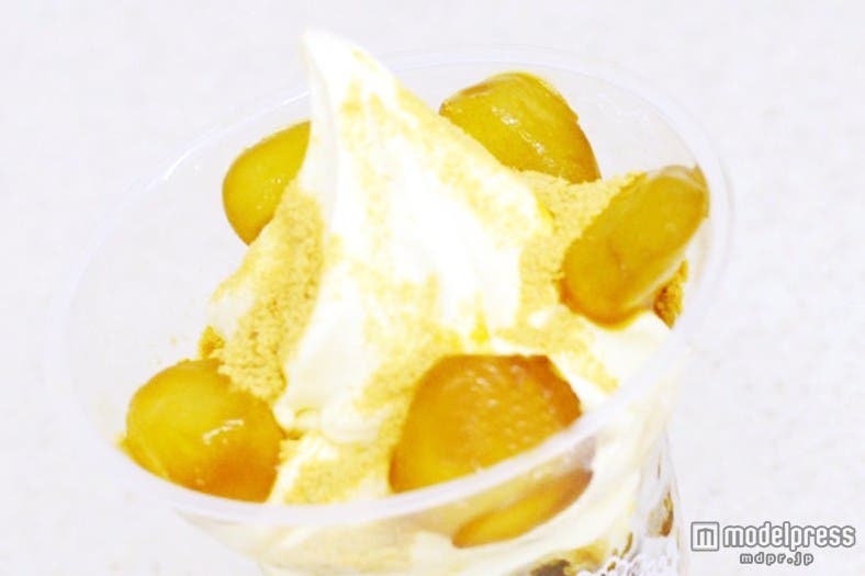 わらび餅、黒蜜、ソフトクリーム、かき氷の夢のコラボレーション