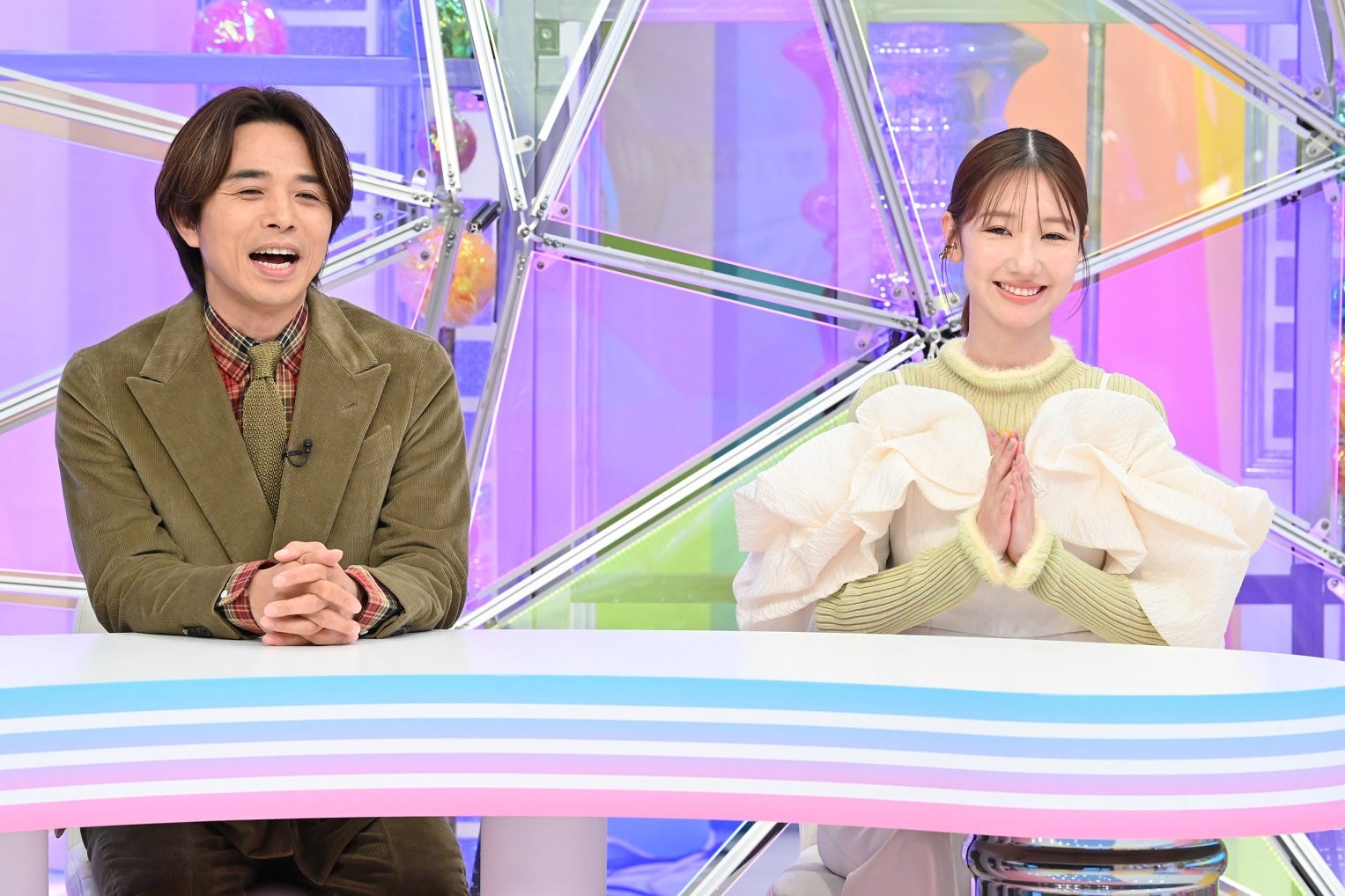 井ノ原快彦、柏木由紀（C）フジテレビ