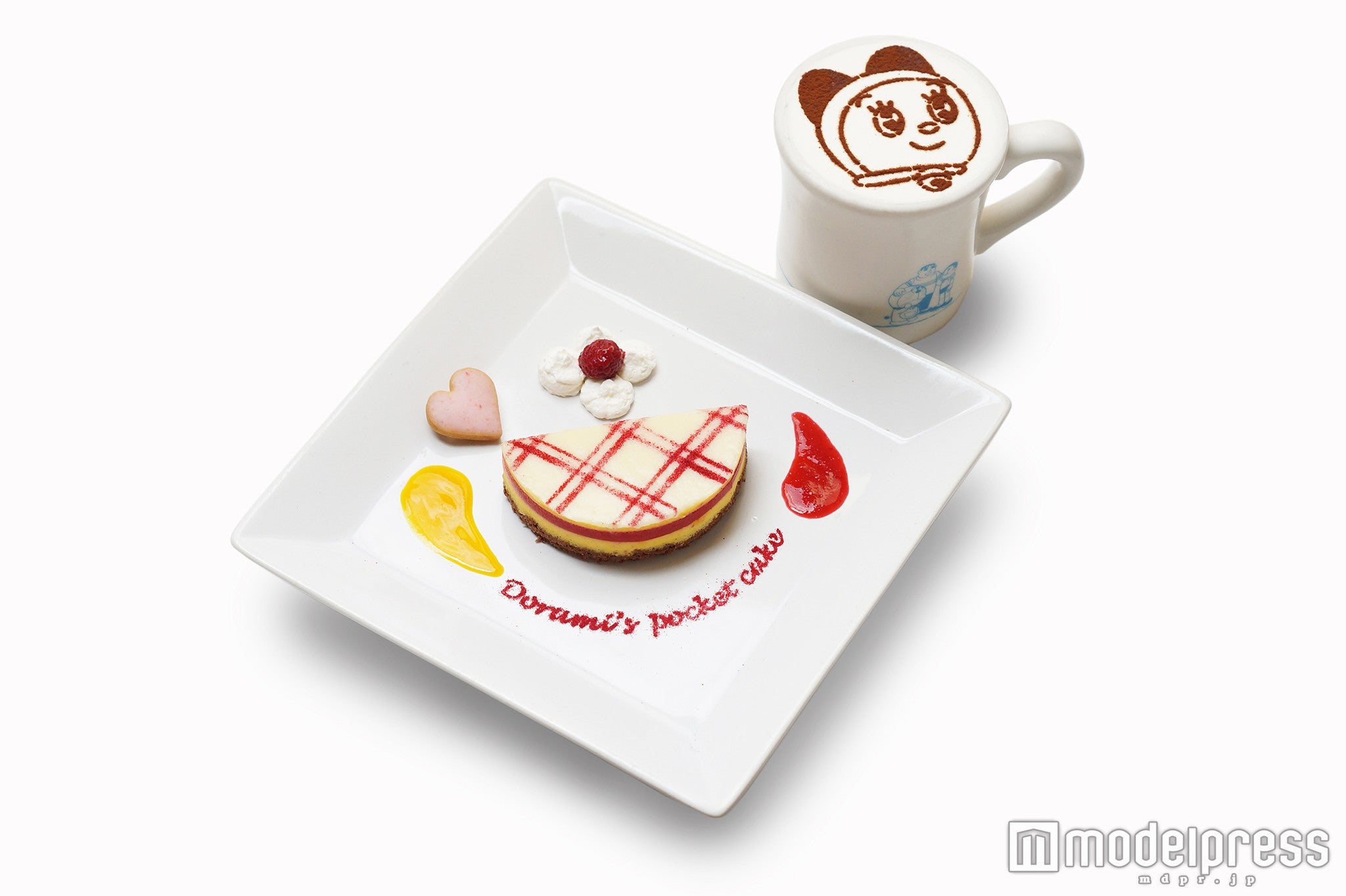 「ドラミちゃんポケットケーキセット」￥1，080（税込）／画像提供：川崎市 藤子・Ｆ・不二雄ミュージアム