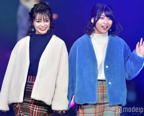 STU48田中皓子&藤原あずさ、グループから唯一の抜擢 双子コーデでランウェイ<TGC広島2017>