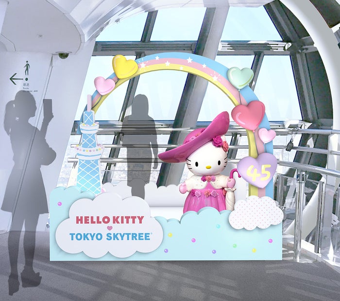 ハローキティと一緒に大空さんぽ※イメージ(C)’76,’79,’82,’85,’88,’89,’90,’93,’96,’01,’19 SANRIO CO.,LTD.(C)TOKYO-SKYTREE