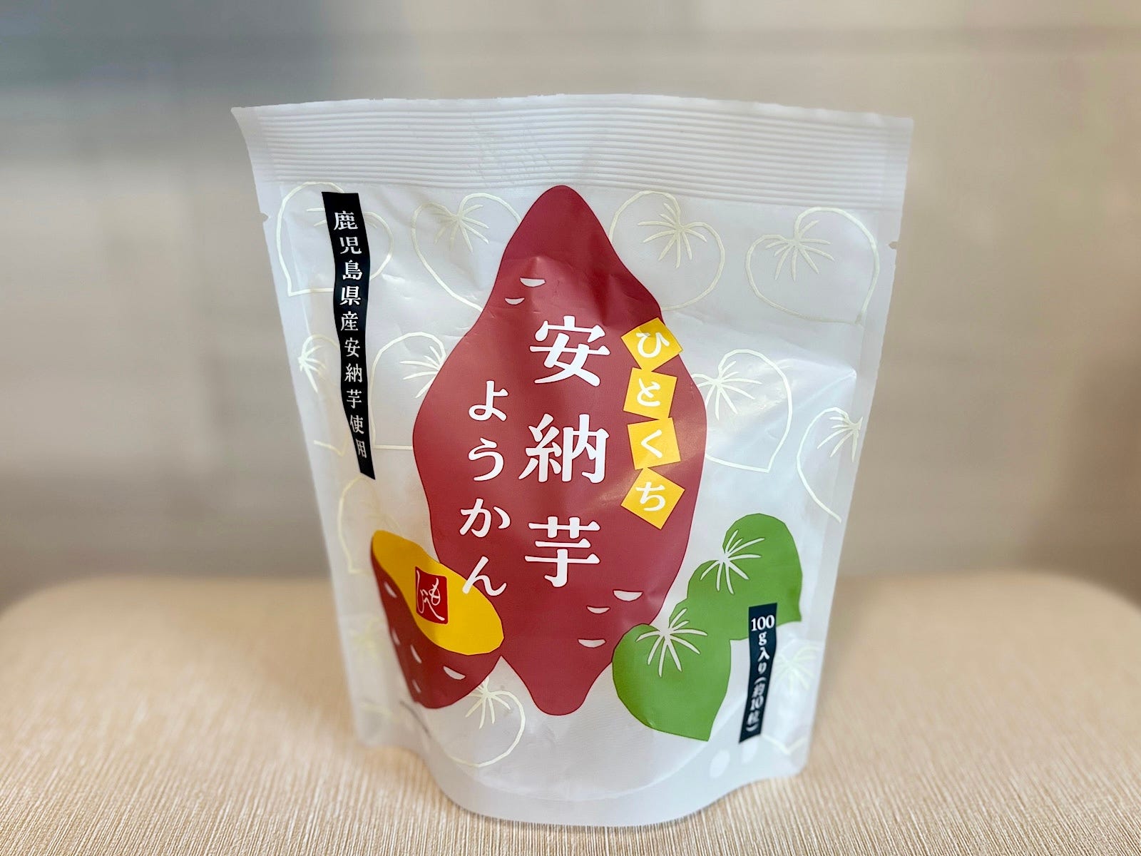 「ひとくち安納芋ようかん 100g」 378円（税込）