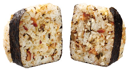 盛りすぎ！高菜チャーシューおにぎり税込181円／提供画像