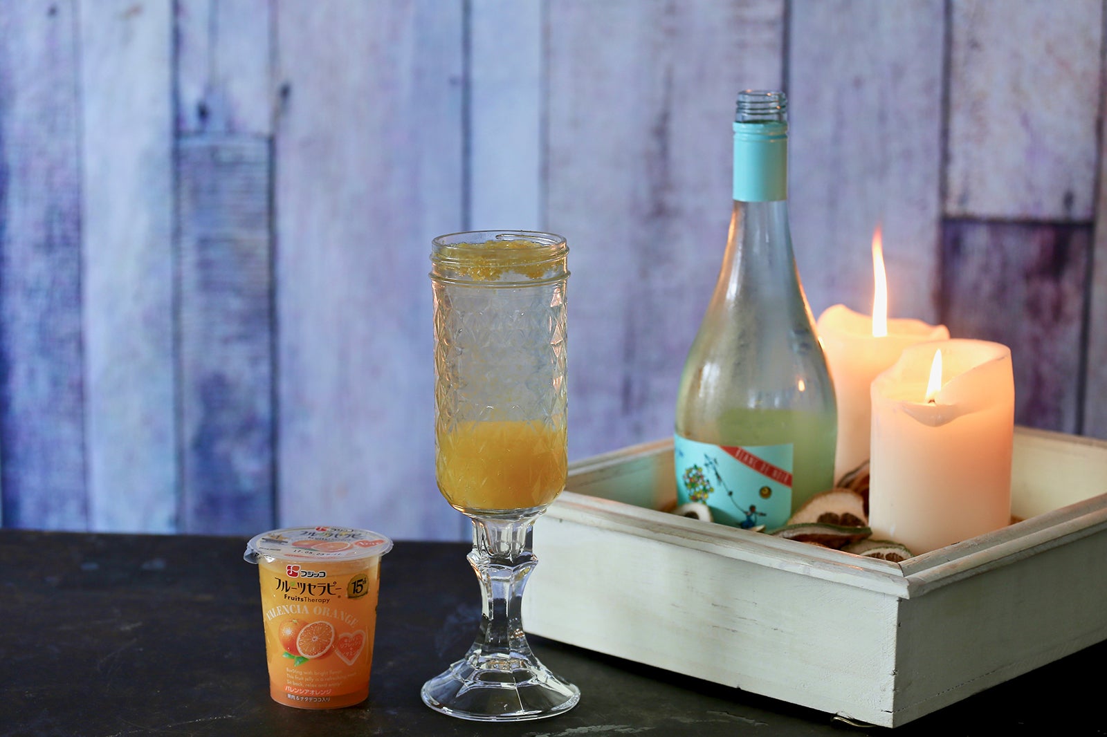 バレンシアオレンジ＋シャンパン～セラピーフロート・ドリンク～