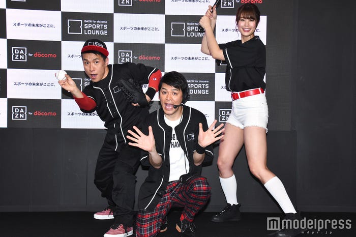 増田英彦、岡田圭右、稲村亜美 (C)モデルプレス