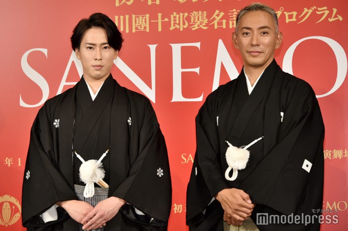 再共演となる宮舘涼太、市川海老蔵(C)モデルプレス