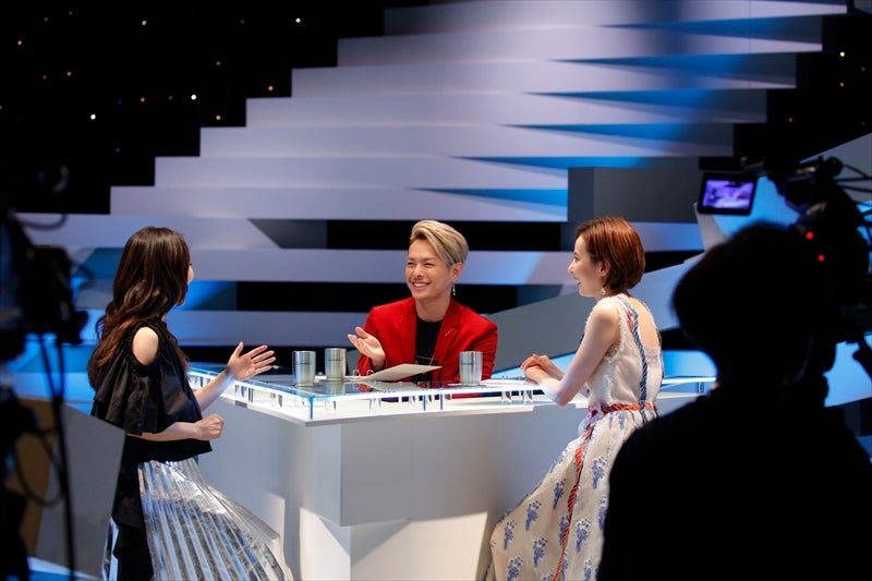 今市隆二、露崎春女、ベッキー／音楽番組「LOVE or NOT♪」より（提供画像）