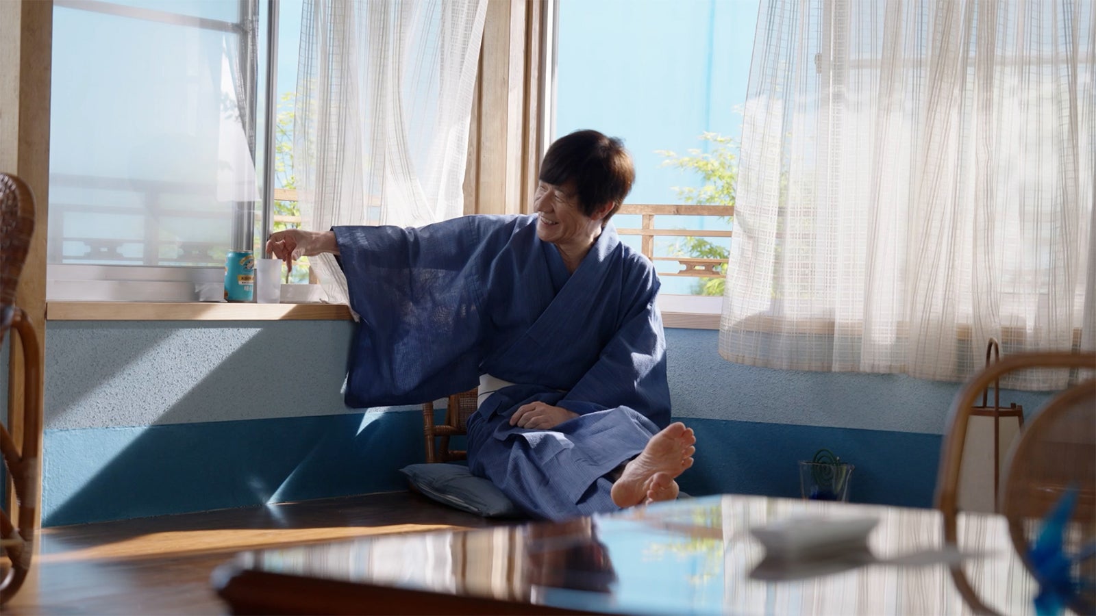 内村光良／「キリンビール晴れ風」新テレビCM「本日、花火。」篇（提供写真）