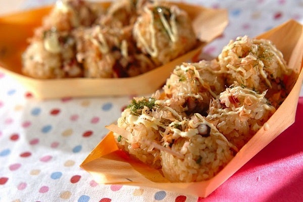 タコ焼き風ひとくちおにぎり