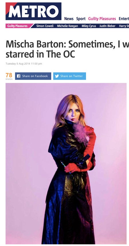 ミーシャ・バートン、激太りボディをマジカルに隠す