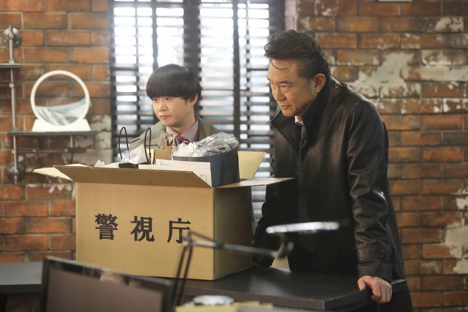 矢本悠馬・船越英一郎／「トレース～科捜研の男～」第5話より