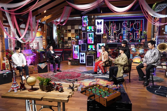 千葉雄大、田中圭、DISH// (C)日本テレビ